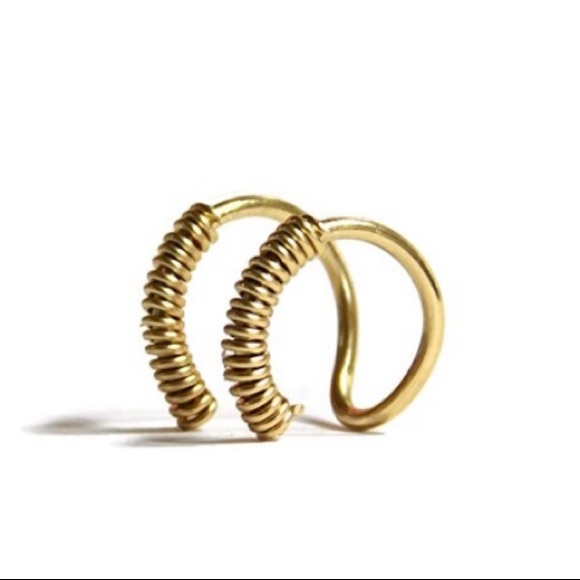 Wire wrapped ear cuff Fake cartilage/helix earring - Picture 3 of 7